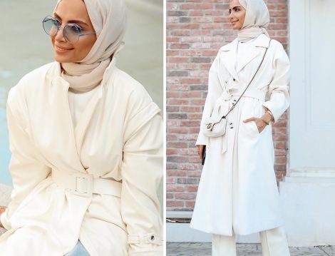 Betül Gedik: Kadriye Baştürk Beyaz Kaban Modelleri