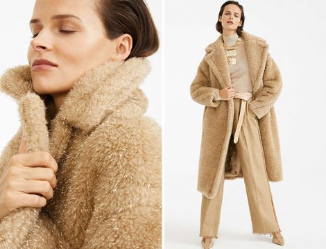 Max Mara Camel Teddy Bear Kaban