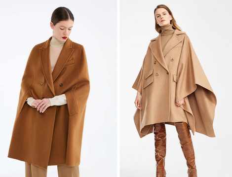 Max Mara Kaşmir Pelerin Panço