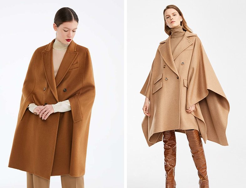 Max Mara Kaşmir Pelerin Panço