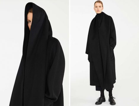 Max Mara Oversize Siyah Kaban
