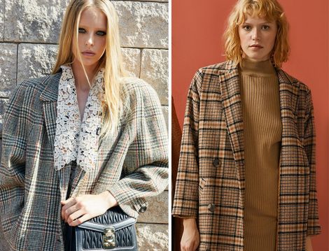 Miu Miu - Qooq Store Ekose Desen Kaban