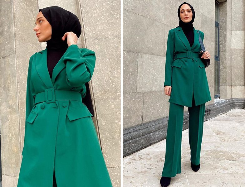 Şeyma Kaymak: Tasarım Nurs Ceket Pantolon Takım