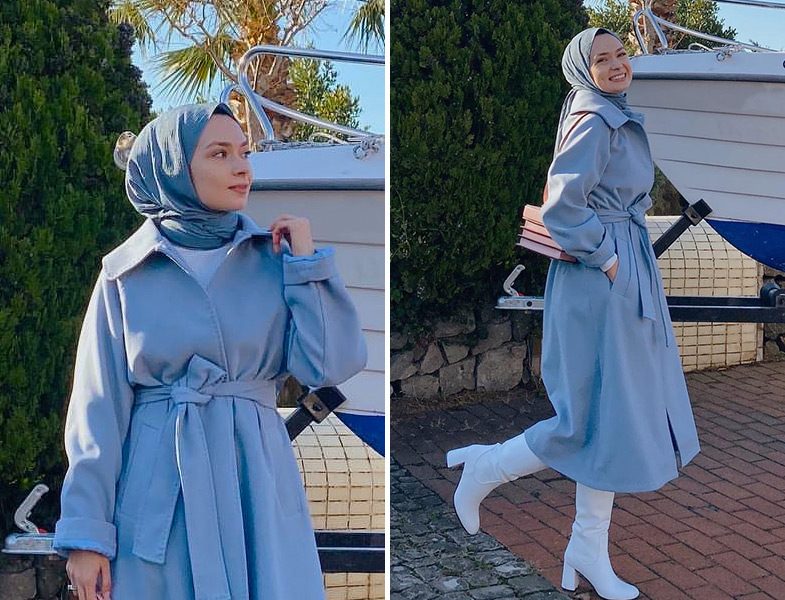 Şüheda Türkoğlu Kadriye Baştürk Mavi Kaban