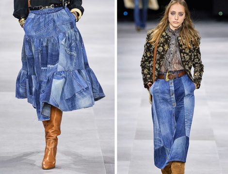 Celine 2020 Denim Etek