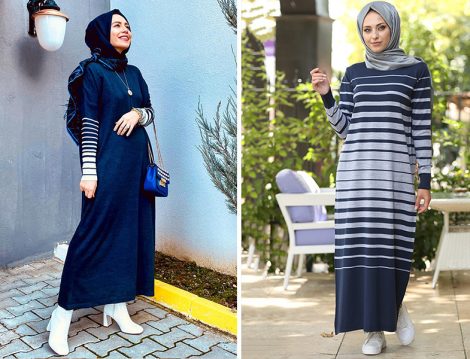 Merve Bilge Atalay: Refka Triko Elbise & İnşirah Triko Elbise