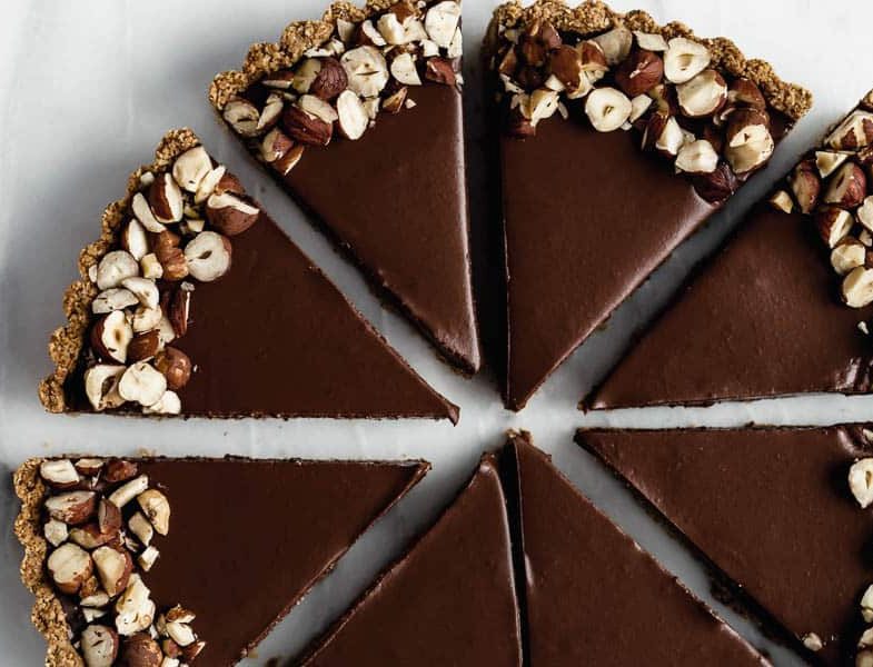 Çikolatalı Yulaflı Tart