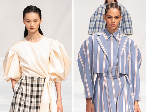 Carolina Herrera 2020 İlkbahar – Yaz Kabarık Kol Bluz ve Ceket