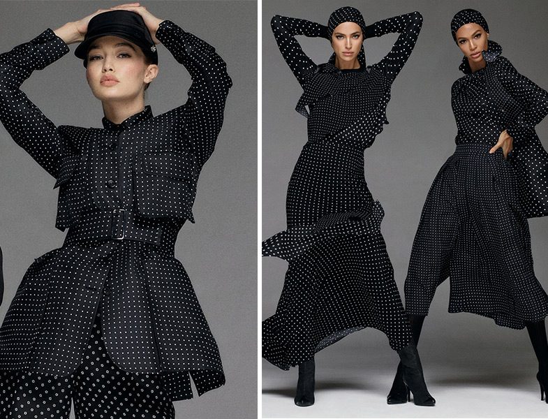 Max Mara 2020 Yaz Puantiye Etek -Gömlek