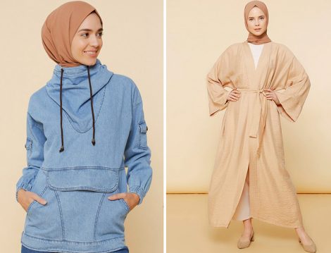 Mnatural Kot Sweatshirt - Mnatural Vizon Kuşaklı Ferace
