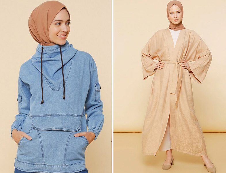 Mnatural Kot Sweatshirt - Mnatural Vizon Kuşaklı Ferace