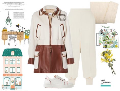 Stella McCartney Şalvar Pantolon - Burberry Ceket Kombini