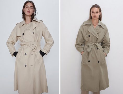 Zara 2020 İlkbahar Yaz Trençkot