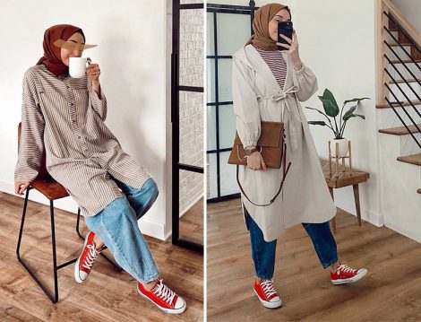 Elif Doğan He-qa Tunik ve Trençkot Kombinleri
