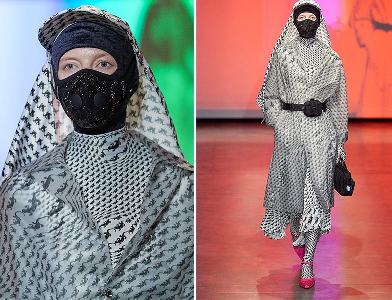 Marine Serre Sonbahar 2020 Koleksiyonu (Maske)