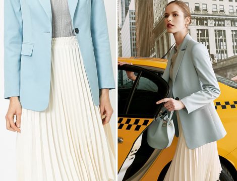 Koton Pliseli Etek - Blazer Ceket