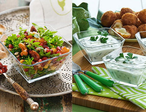 İftar İçin Enerjinizi Yükseltecek Salata ve Cacık Tarifi