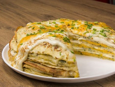 Üç Peynirli Krep Pasta Tarifi