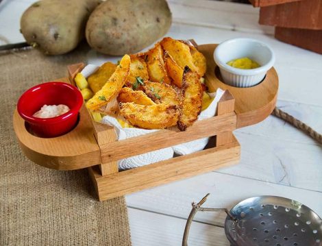 Joy Kitchen Sunum Kasası ve Elma Dilim Patates