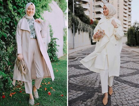 Aybükenur Demirci HE-QA Tencel Ceket - Pantolon Kombinleri