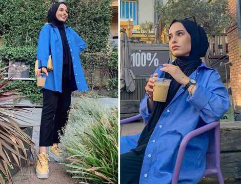 Ayşenur Yıldız - Mnatural Gizli Düğmeli Pamuklu Tunik
