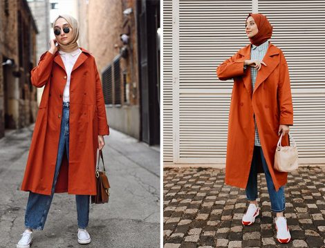 Elif Doğan: Qanu Trençkot - Aybükenur Demirci: Heqa Trençkot