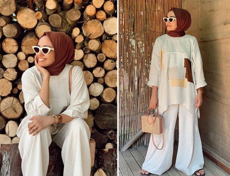Hülya Aslan Qooq Store Bej İkili Takım Kombini