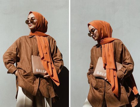 Sena Sever Hülya İnce Pantolon Gömlek, Moda Kaşmir Şal