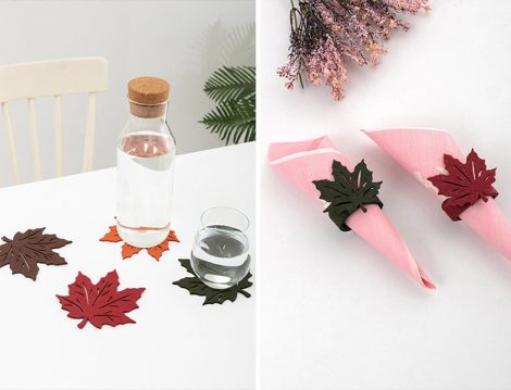 LCW Home Keçe Bardak Altlığı ve Peçete Halkası