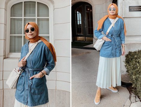 Manuka Pileli Etek ve Denim Etek