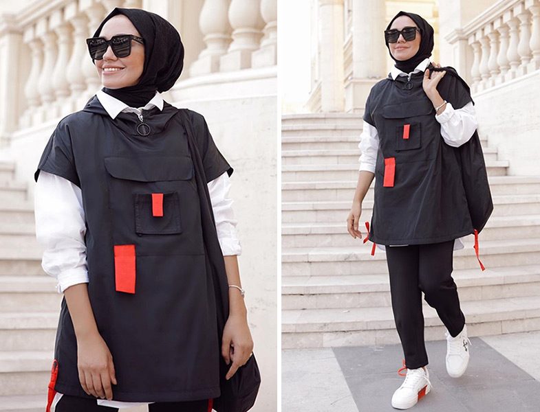 Almarwah Black Tunik (Hülya Ala)