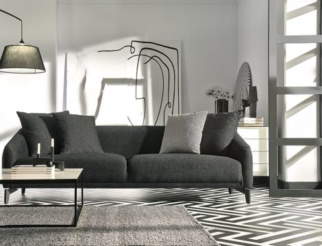 Enza Home Maison Koltuk Takımı ve Kaz Tüyü Kırlentler