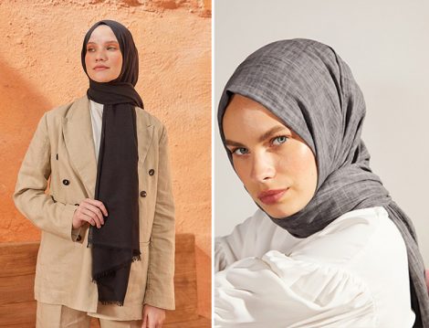 Fresh Scarfs Keten Şal - Qef Keten Şal