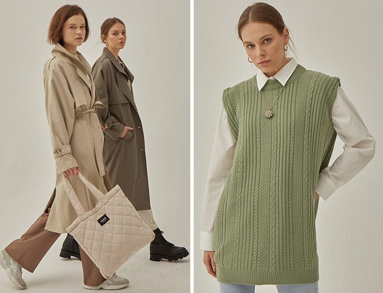 Suud Collection Trençkot ve Süveter