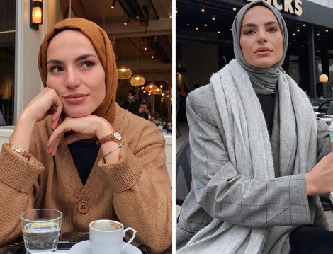 Moda Kaşmir Kahve Şal - Valor Scarf Şal ( Elif Küçülsarı)