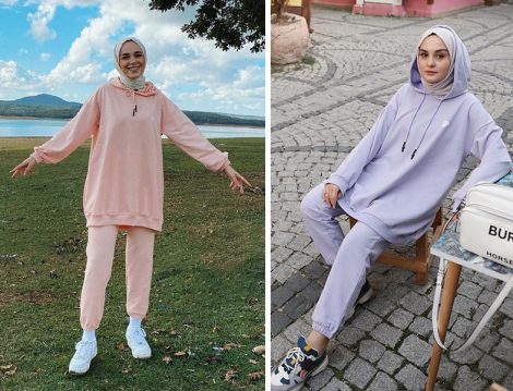 Qooq Up Sweatshirt Pantolon Takım ( Şeyma Kaymak - Aleyna Atalar)