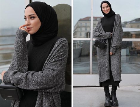 Manuka Triko Elbise ve Hırka (Sena Sever)