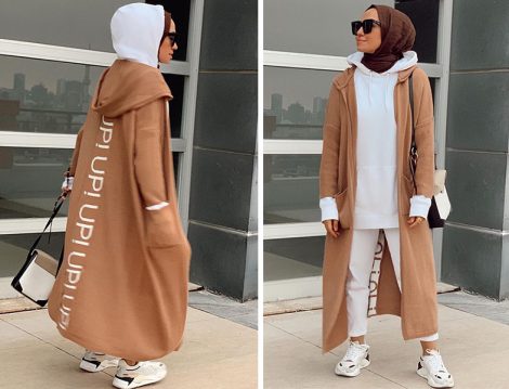 Qooq Up Kapüşonlu Hırka (Hülya Aslan)