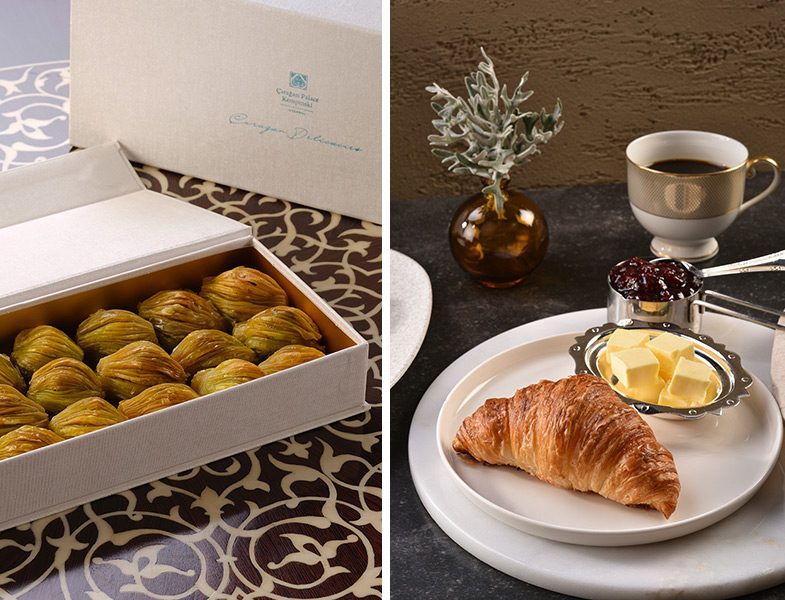 Çırağan Sarayı Lezzetleri Baklava ve Kruvasan