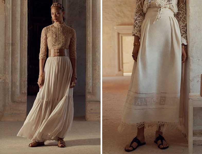 Dior 2021 Etek-Bluz