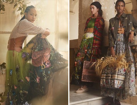 Dior 2021 Çiçekli Etek ve Elbiseler