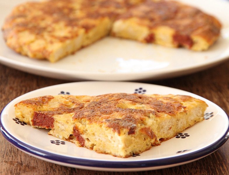 Sucuklu Atom Omlet