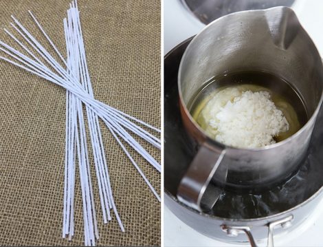 Evde Mum Yapımı (Mum Fitili ve Soya Wax)