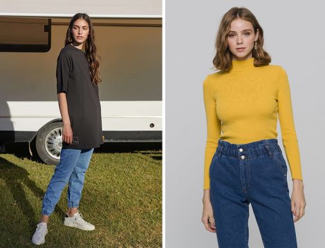 Kadriye Baştürk Basic T-Shirt ve Balıkçı Kazak