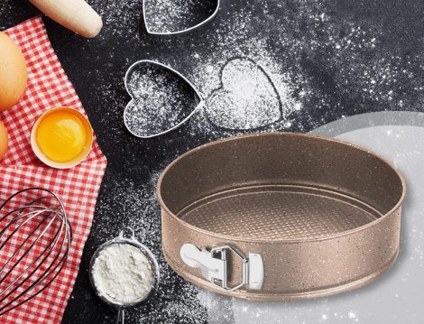 Korkmaz Bakır 24cm Kelepçeli Kek Kalıbı