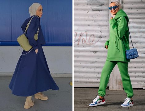 İnşirah Kapüşünlü Etekli Takım (Şeyda Ateştepe) - Pueril Store Takım (Betül Gedik)