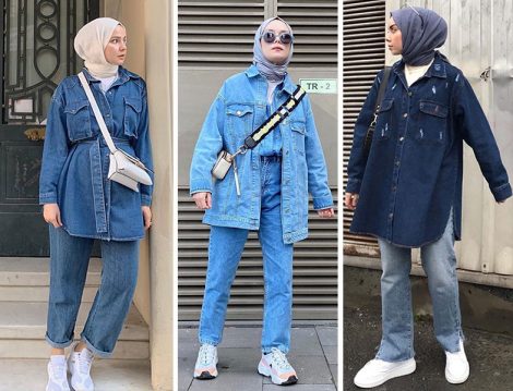 Denim On Denim Kombinleri (Bihemtalal Merve-Şüheda Türkoğlu Hatun- Bewzanur Beyza)