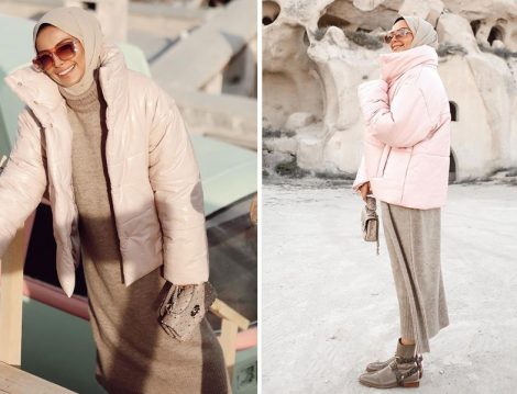 Nanushka Puffer Mont (Betül Gedik)