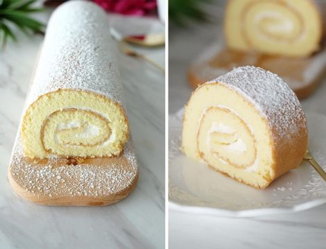 Pastane Usulü Muzlu Rulo Pasta