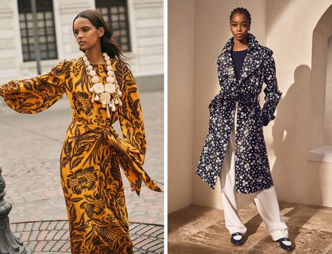 Johanna Ortiz Elbise - Ralph Lauren Çiçekli Trençkot